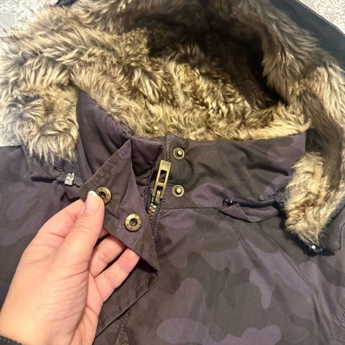 Biston gray jacket with lining like new, size XXL