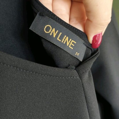 On Line evening mini dress like new, size M, black