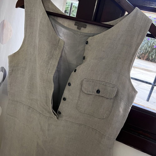 Uterque dress used, straight cut, gray, size S