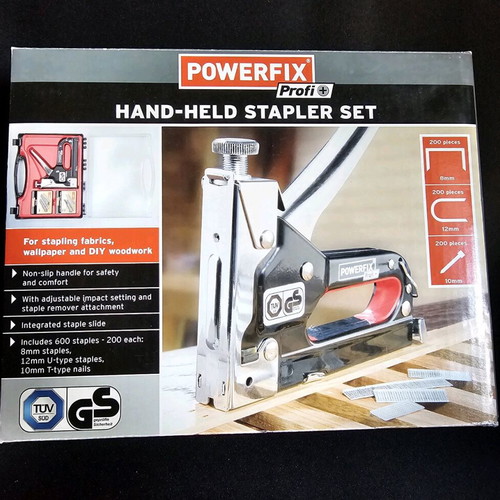 Powerfix Hand-Held Stapler Set New