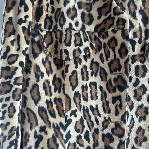 Women's Shirt-Jacket Like New, Size 48, Black and Brown