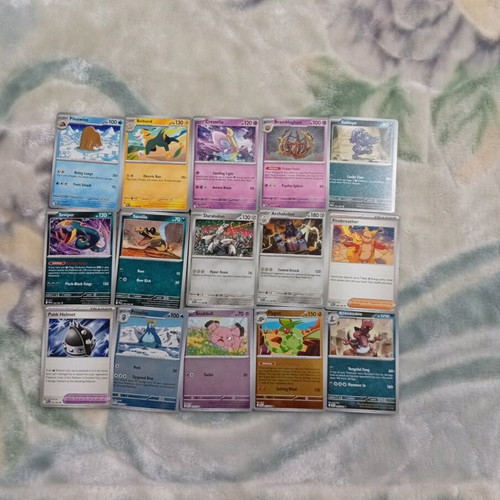 Pokémon cards Phantasmal Flames set 15 pcs like new