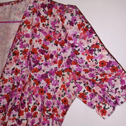 Floral dress, pink multicolor