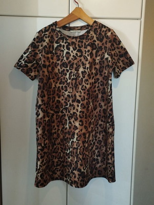 Zara leopard dress medium like new