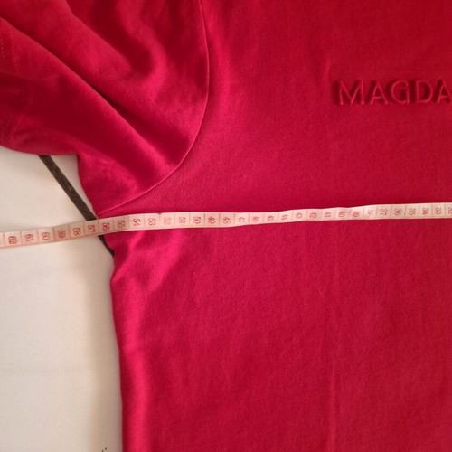Magda Butrym for HM T-shirt like new, red, one size