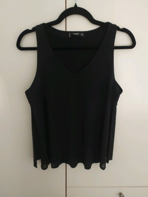 Mango blouse No M like new, black