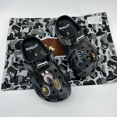 Crocs Bape New Size 43 US 9.5