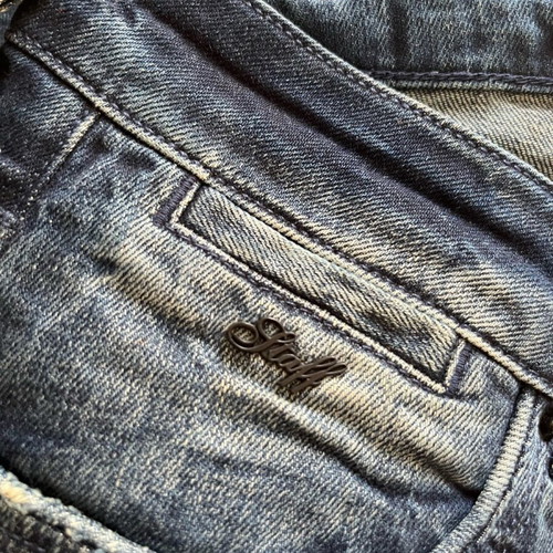 Staff Jeans No 27 women's distressed blue used