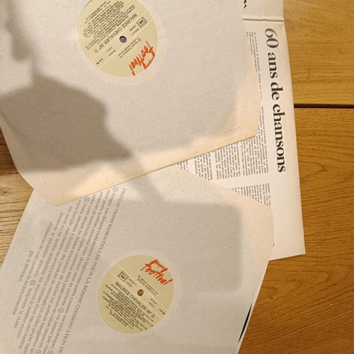 Maurice Chevalier 60 ans de chansons vinyl record like new