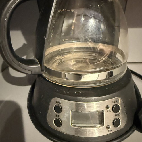 Izzy French Coffee Maker with Glass Carafe used