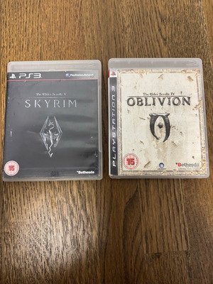 The Elder Scrolls Collection за PS3 употребяван, Skyrim и Oblivion