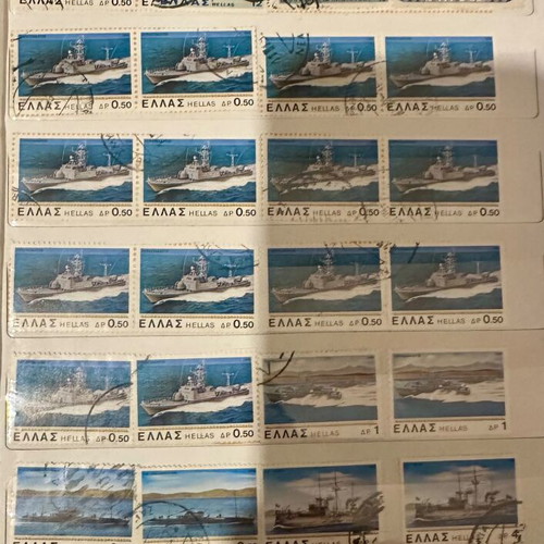 Stamp collection like new from 70s, 80s and 90s