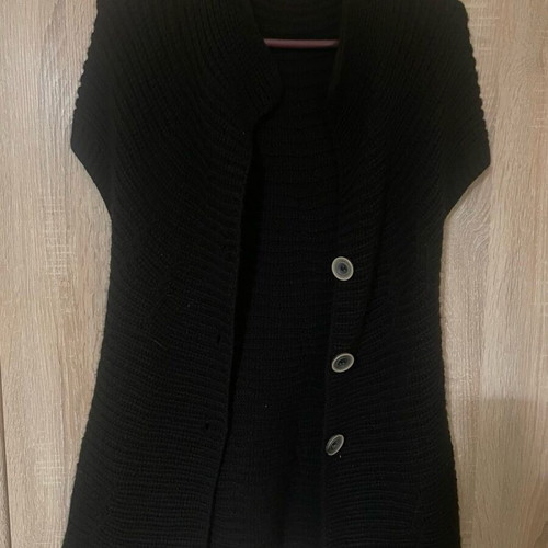 Women's black coat like new size M