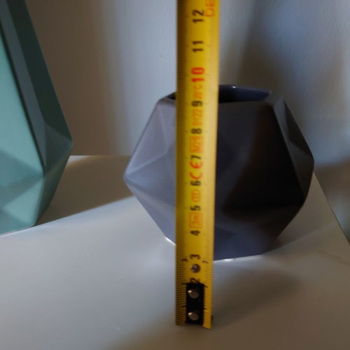 Ceramic vase set like new, two pieces