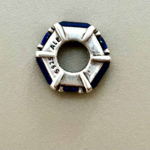 Pandora blue silver 925 divider clip like new