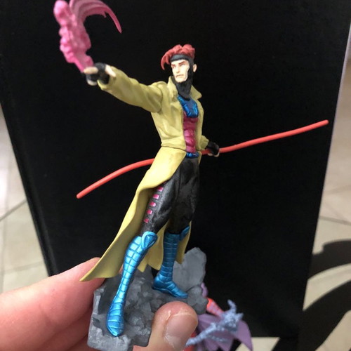 GAMBIT from X-MEN mini figure 10 cm used, Marvel Comics