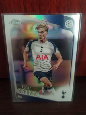 Lucas Bergvall Silver Topps Chrome card like new