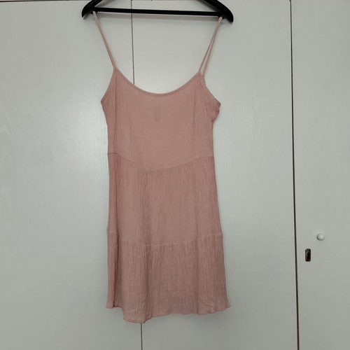 H&M pink romantic dress used, size 36 s/m