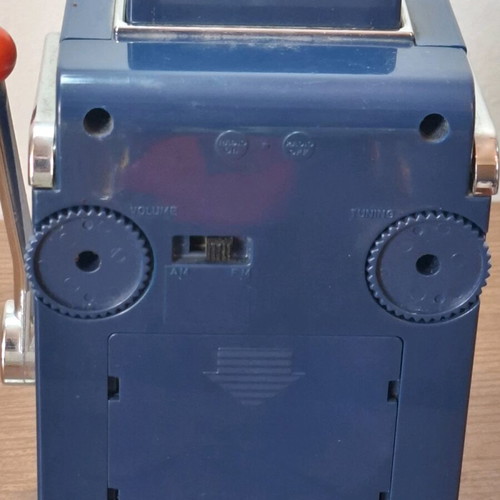 Marksman Las Vegas Lucky 7 AM/FM radio used, one armed bandit slot machine