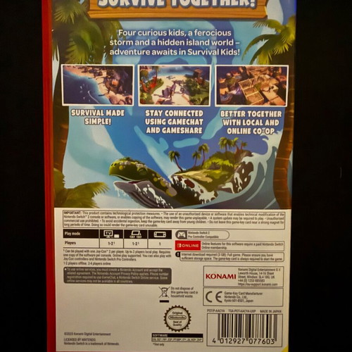 Survival Kids Nintendo Switch 2 like new, Game-Key Card