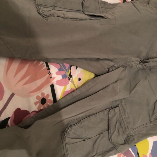 Pants used size M, beige brown, in good condition