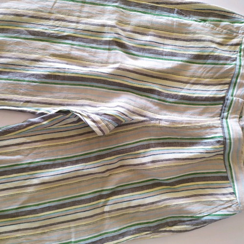 Mexx summer pants with stripes, like new, size L