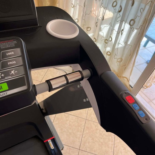 X-FIT Apollo 4hp Electric Folding Treadmill like new, user up to 150kg