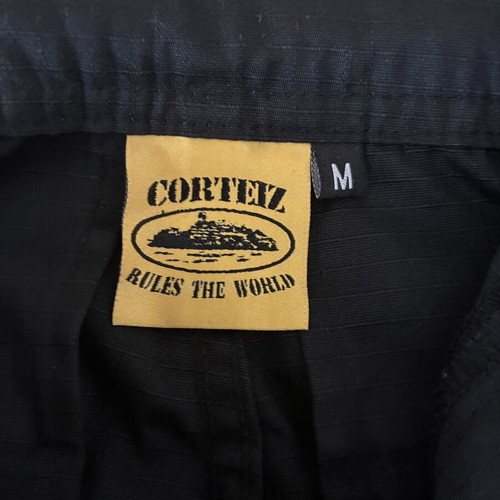Corteiz black cargo pants size medium like new with bag
