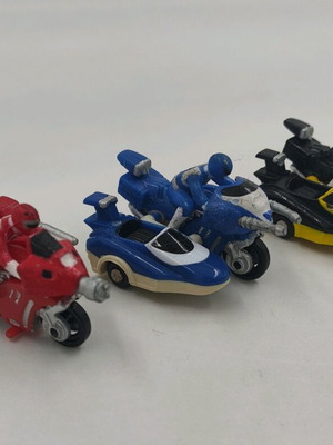 Power Rangers Micromachines μεταχειρισμένες φιγούρες, πακέτο 3 τεμαχίων