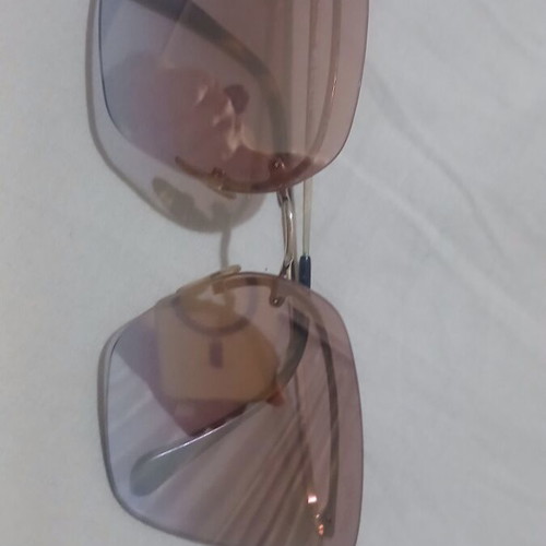 Tom Ford sunglasses like new, gold frame, pink orange lenses