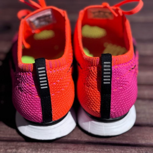 Nike Flyknit Racer Pink Flash size 44 like new