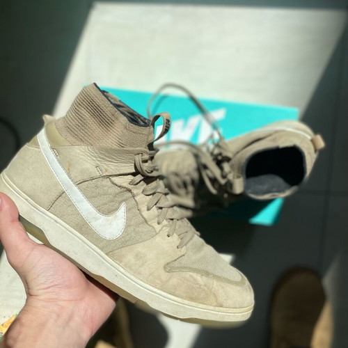 Nike Sb Dunk High Elite used, size 44.5, khaki