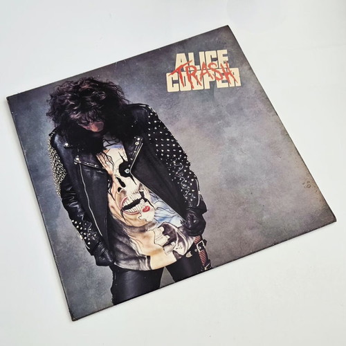 Alice Cooper Trash vinyl LP used, Greek edition 1989
