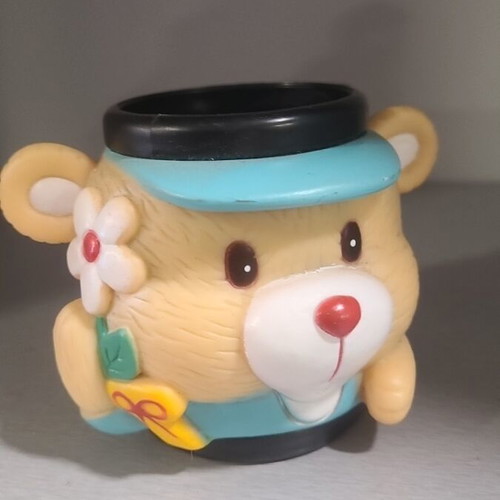 Vintage children's mug with teddy bear collectible