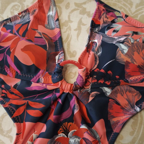 Acne Studios one-piece swimsuit new, multicolor medium