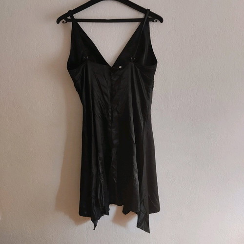 Grama satin dress like new, black, size L