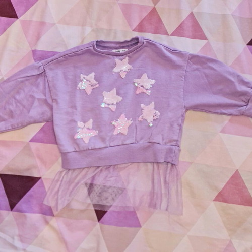 Sinsay Lilac Blouse 3 Years Like New