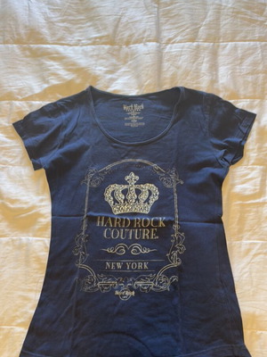 Hard Rock Cafe Couture New York blue T-shirt, size S