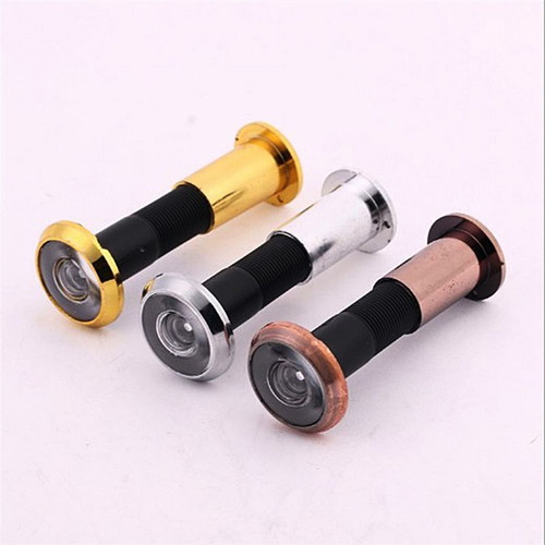 Door peephole with cover new, 220-degree view, 3 colors