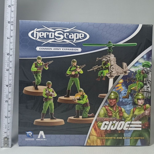 Hasbro Renegade Studios Heroscape GI Joe Greenshirts and Battle Copter Expansion new