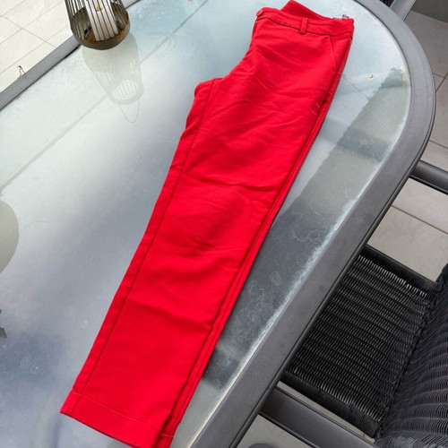 Vintage Moutaki women's chino pants red like new