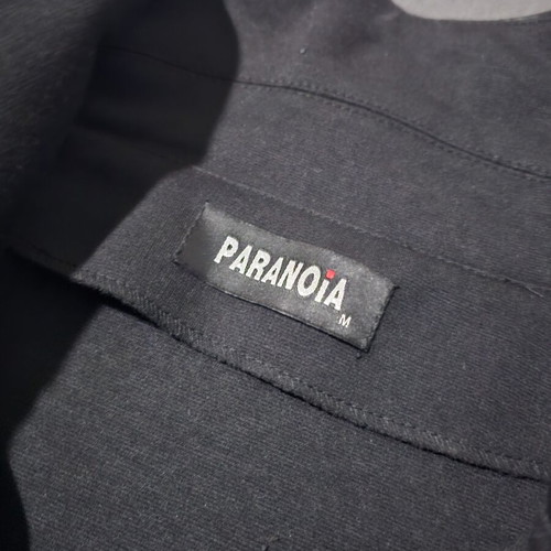 Paranoia black bolero jacket with black details