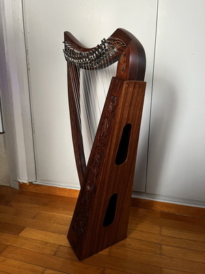 19 String Boru Harp Rosewood new