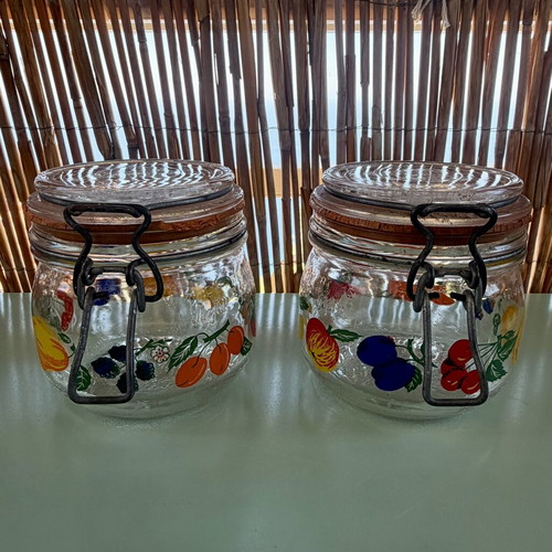 Le Parfait Super vintage glass jars, 0.5L, set of 2