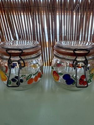 Le Parfait Super vintage glass jars, 0.5L, set of 2