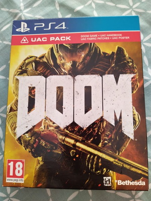 Doom UAC Pack PS4 σαν καινούργιο με όλα τα παρελκόμενα