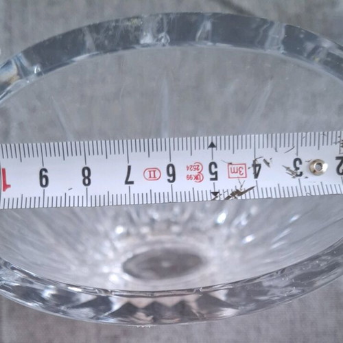 Rogaska crystal vase solid like new 20.5x7.5 cm
