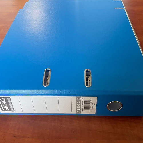Skag Binder 8/32 for A4 Paper Basic P.P New, Blue