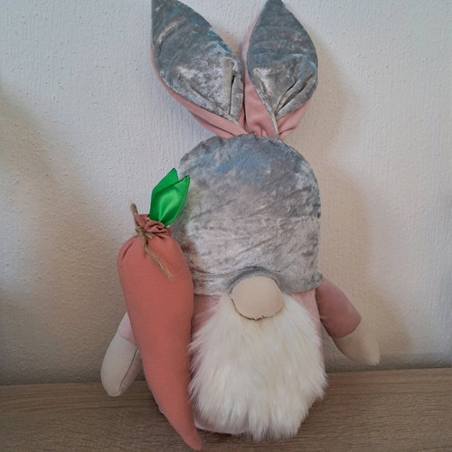 Handmade gnome 38 cm new with carrot