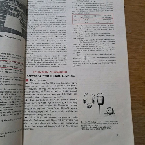 Physics B Gymnasiou used, 1969
